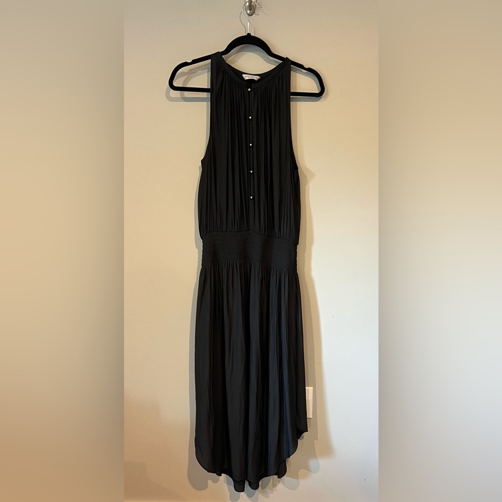 Ramy Brook Beatrice Midi Black Dress